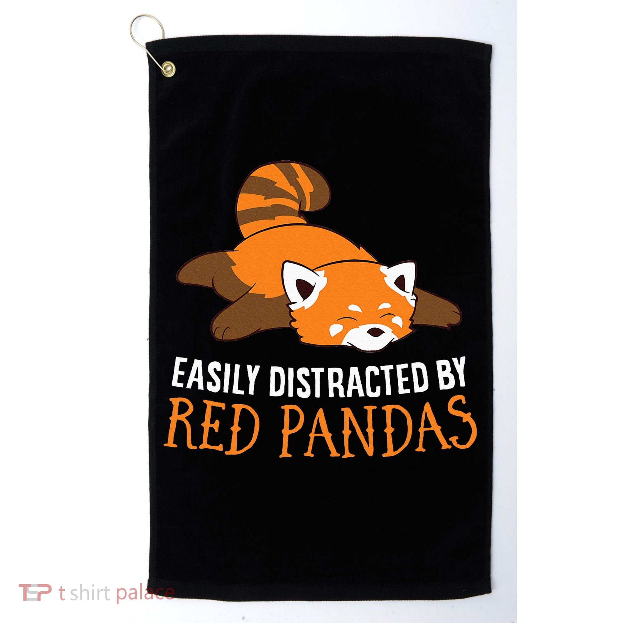 Red Panda Love Easily Distracted By Red Pandas Golf Towel
