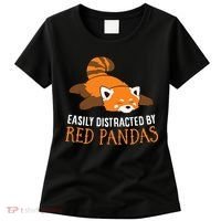 Red Panda Love Easily Distracted By Red Pandas Women's T-Shirt thumb 0