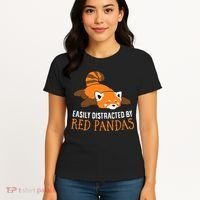Red Panda Love Easily Distracted By Red Pandas Women's T-Shirt thumb 4