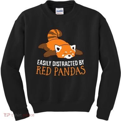 Red Panda Love Easily Distracted By Red Pandas Kids Sweatshirt