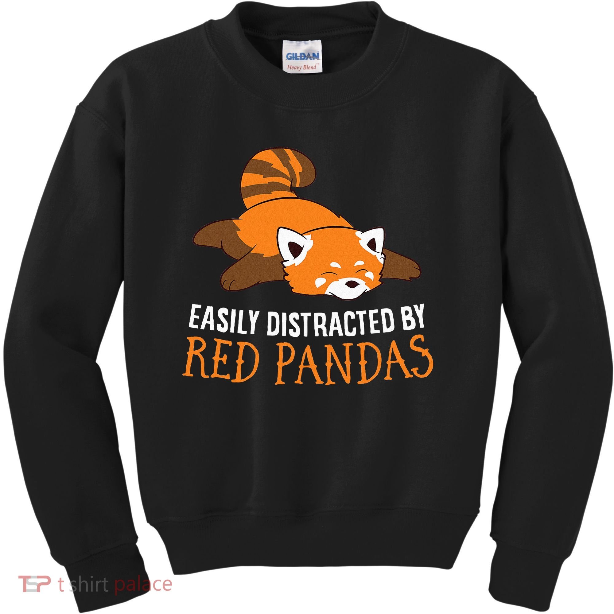 Red Panda Love Easily Distracted By Red Pandas Kids Sweatshirt