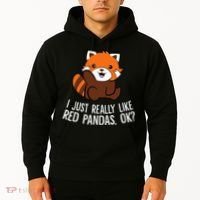 Red Panda Lover I Just Really Like Red Pandas Ok Hoodie thumb 2
