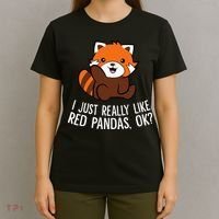 Red Panda Lover I Just Really Like Red Pandas Ok T-Shirt thumb 4