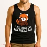 Red Panda Lover I Just Really Like Red Pandas Ok Tank Top thumb 3