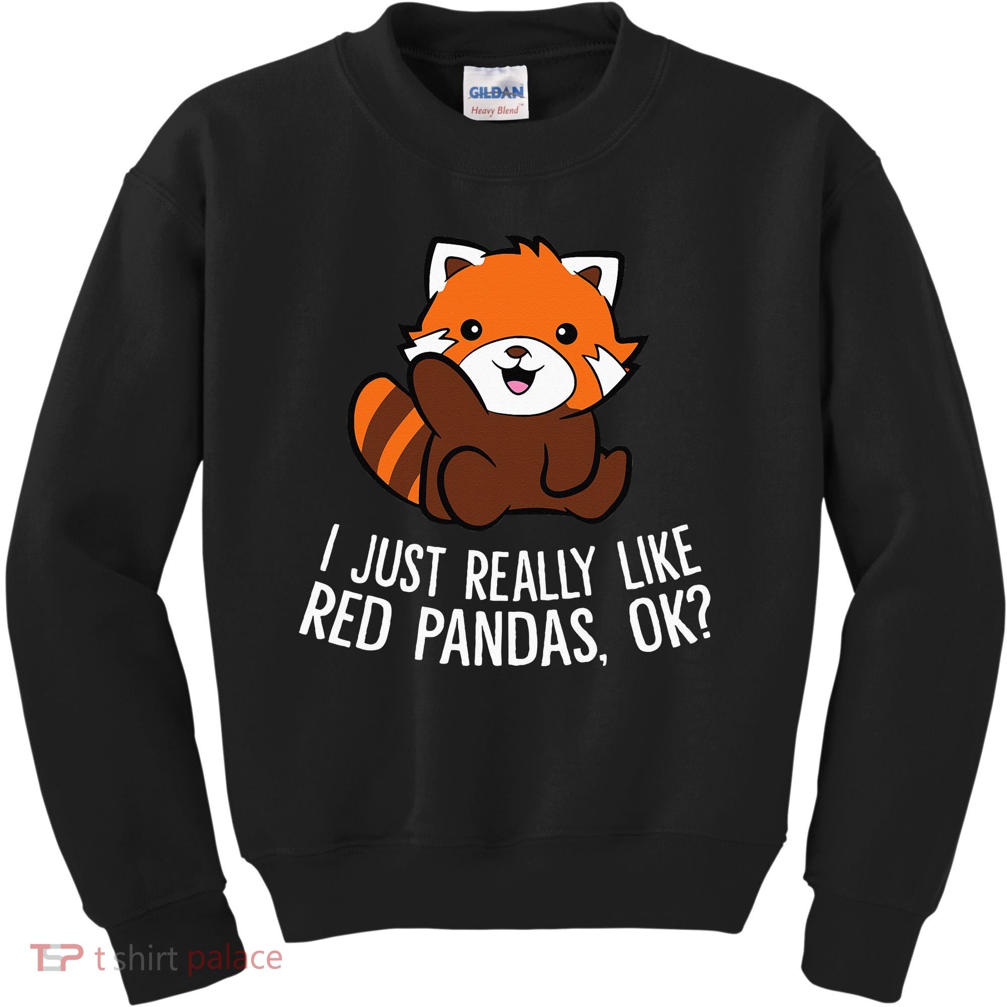 Red Panda Lover I Just Really Like Red Pandas Ok Kids Sweatshirt