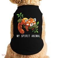 Red Panda Lazy Spirit Animal Gift Doggie Tank thumb 0
