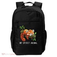 Red Panda Lazy Spirit Animal Gift Backpack thumb 0