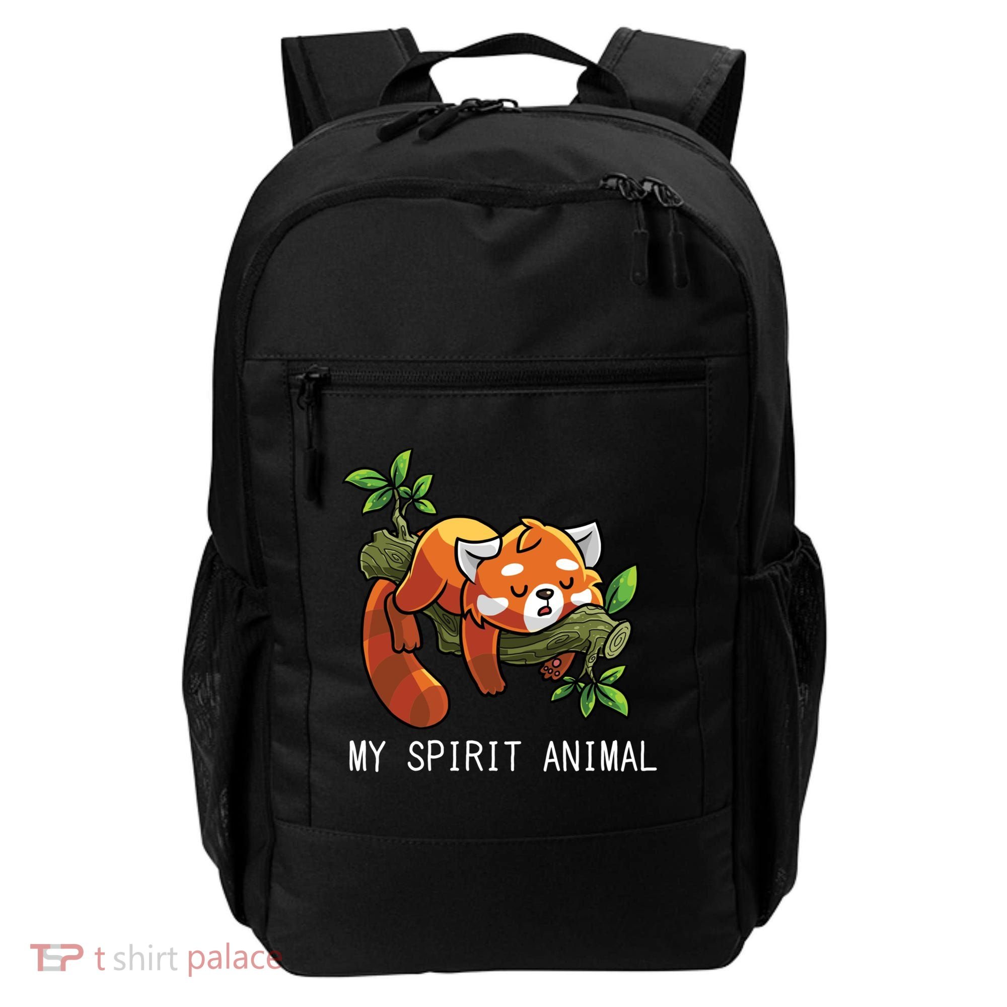 Red Panda Lazy Spirit Animal Gift Backpack