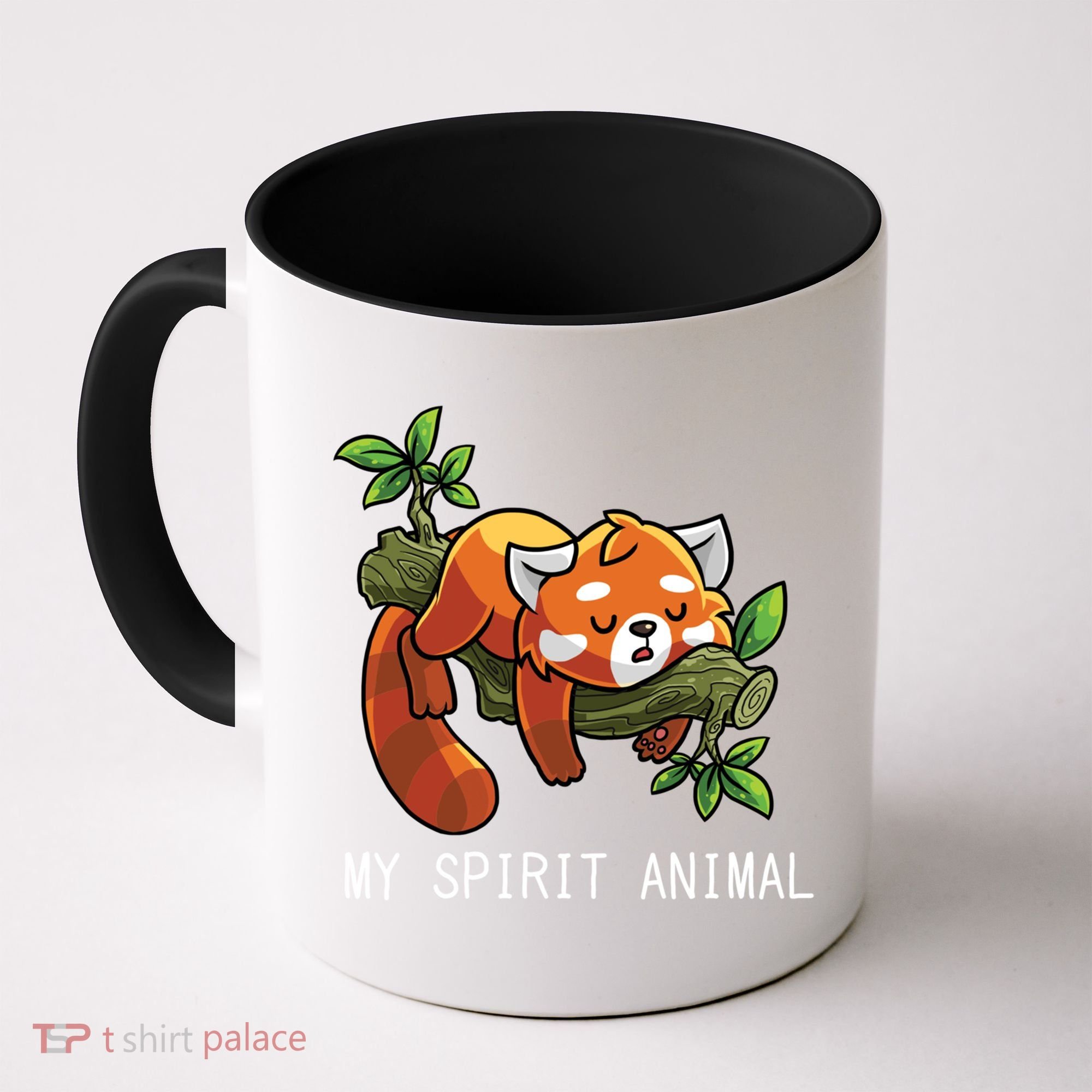 Red Panda Lazy Spirit Animal Gift Coffee Mug