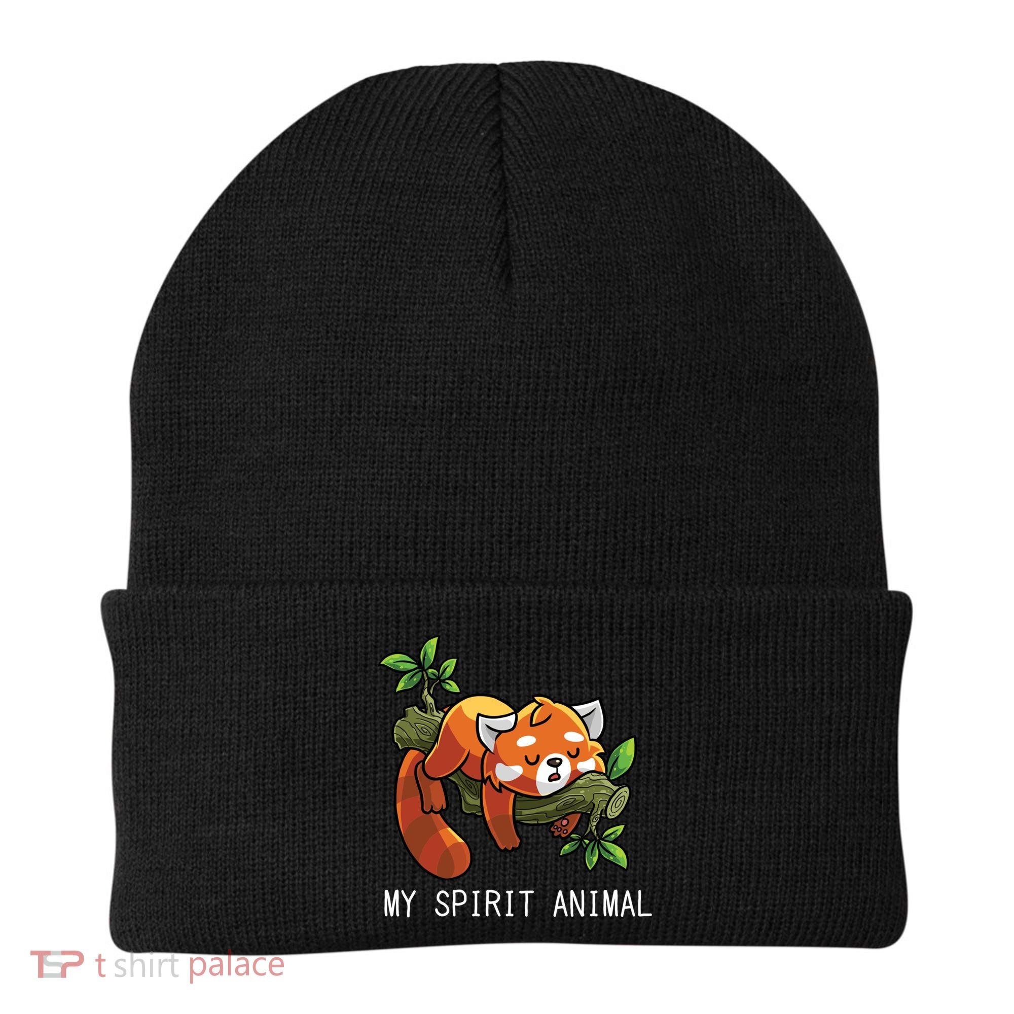 Red Panda Lazy Spirit Animal Gift Beanie