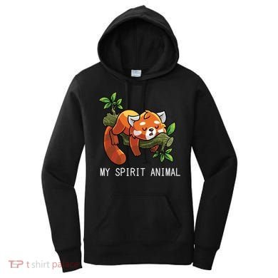 Red Panda Lazy Spirit Animal Gift Women's Hoodie