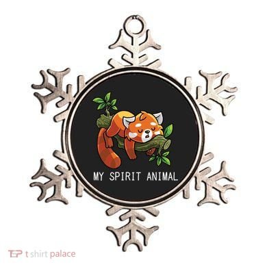 Red Panda Lazy Spirit Animal Gift Ornament