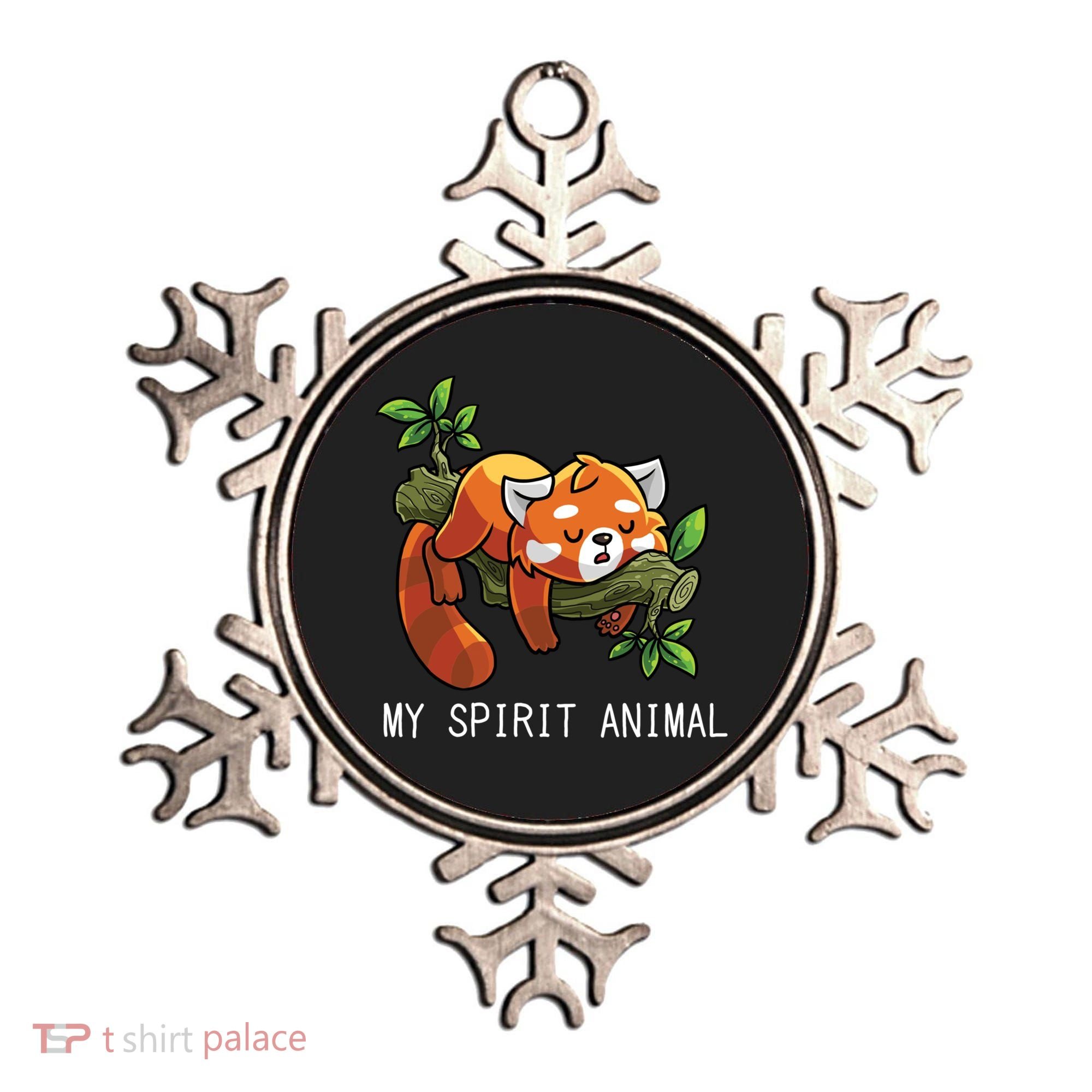 Red Panda Lazy Spirit Animal Gift Ornament