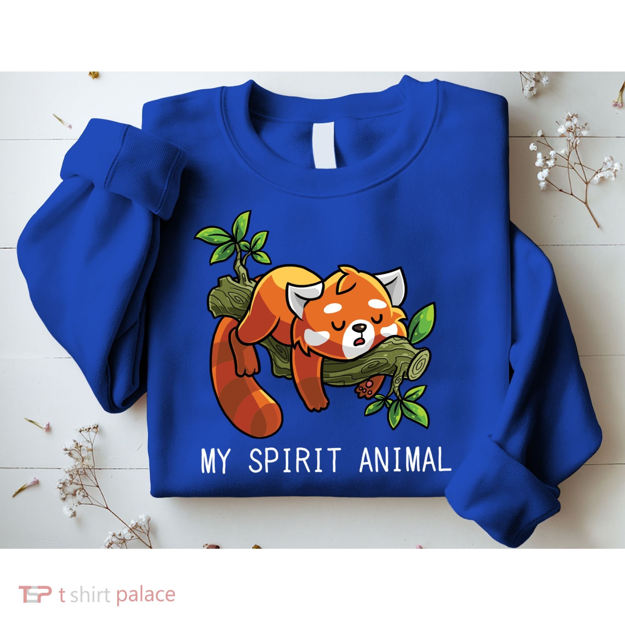 Red Panda Lazy Spirit Animal Gift Sweatshirt