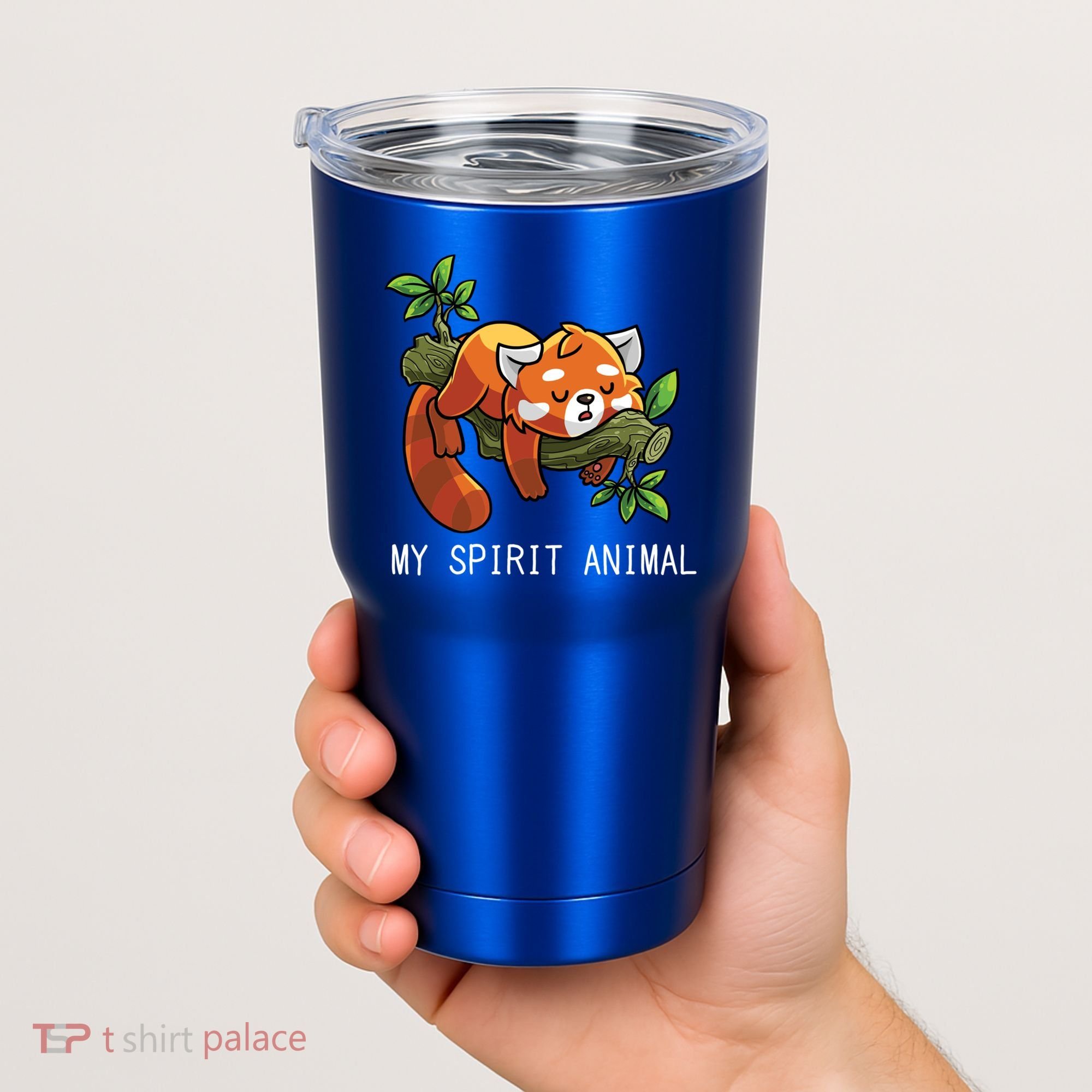Red Panda Lazy Spirit Animal Gift Tumbler