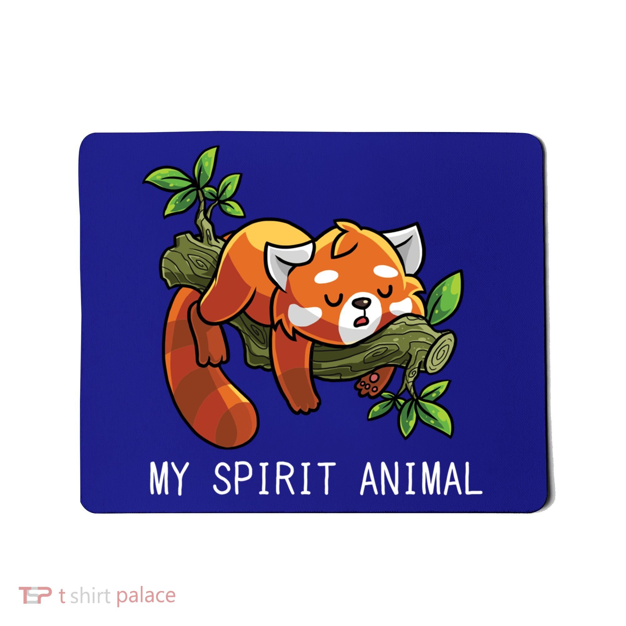 Red Panda Lazy Spirit Animal Gift Mousepad