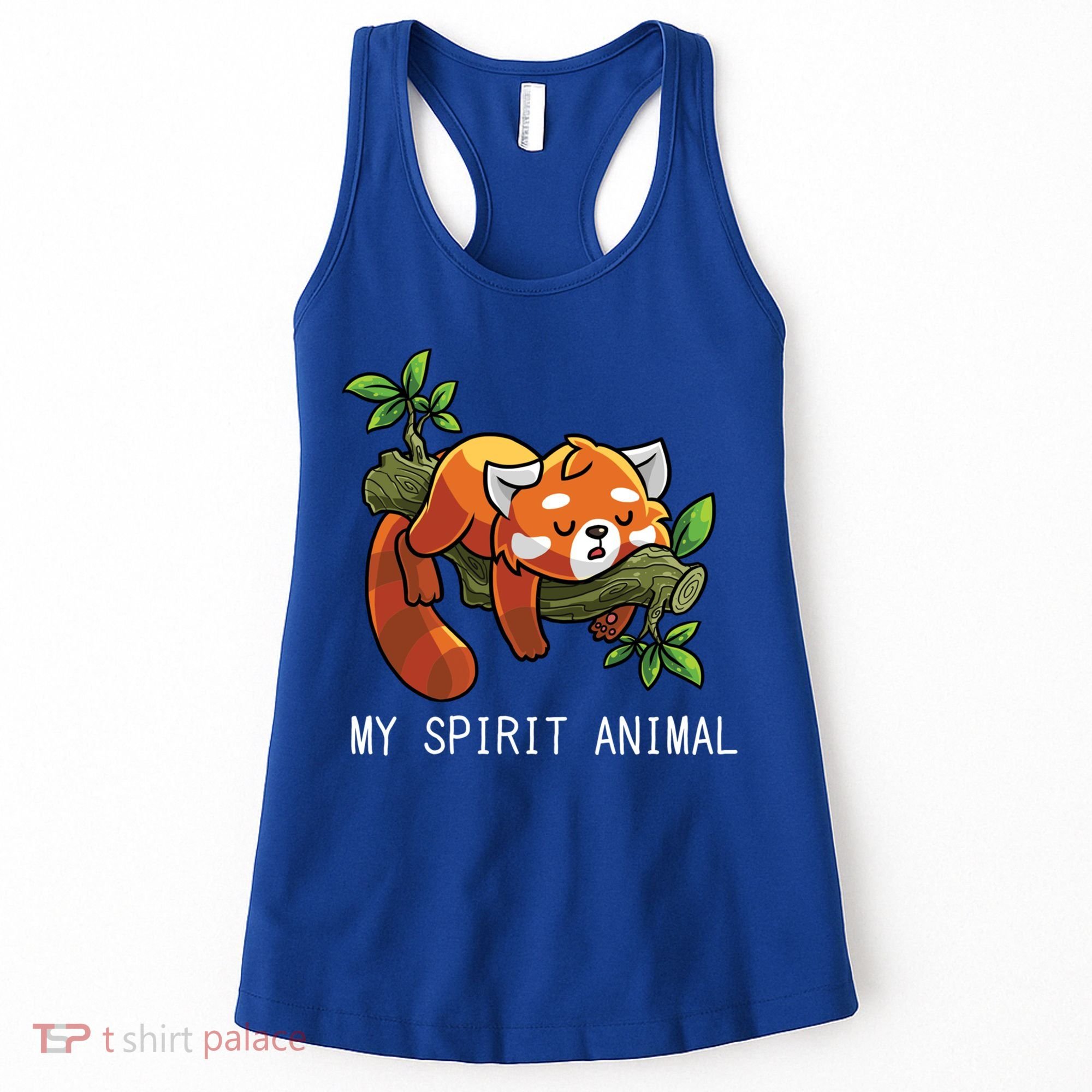 Red Panda Lazy Spirit Animal Gift Women's Tank Top