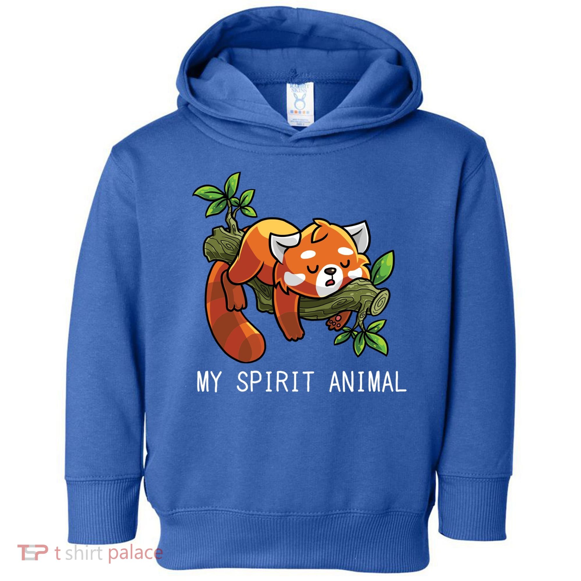 Red Panda Lazy Spirit Animal Gift Toddler Hoodie