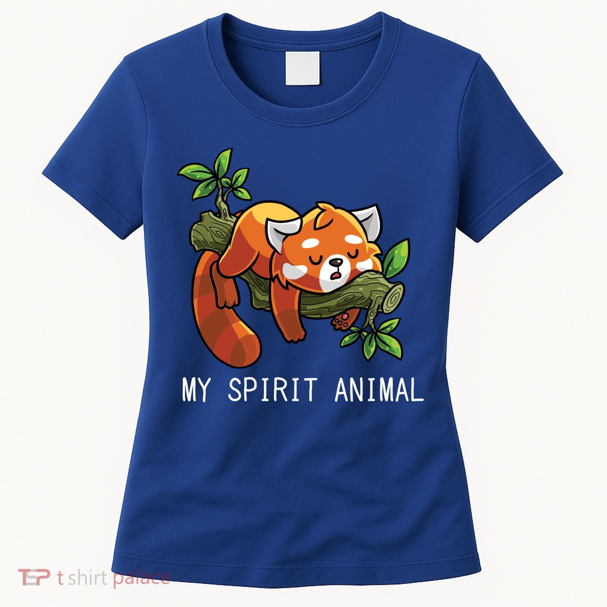 Red Panda Lazy Spirit Animal Gift Women's T-Shirt