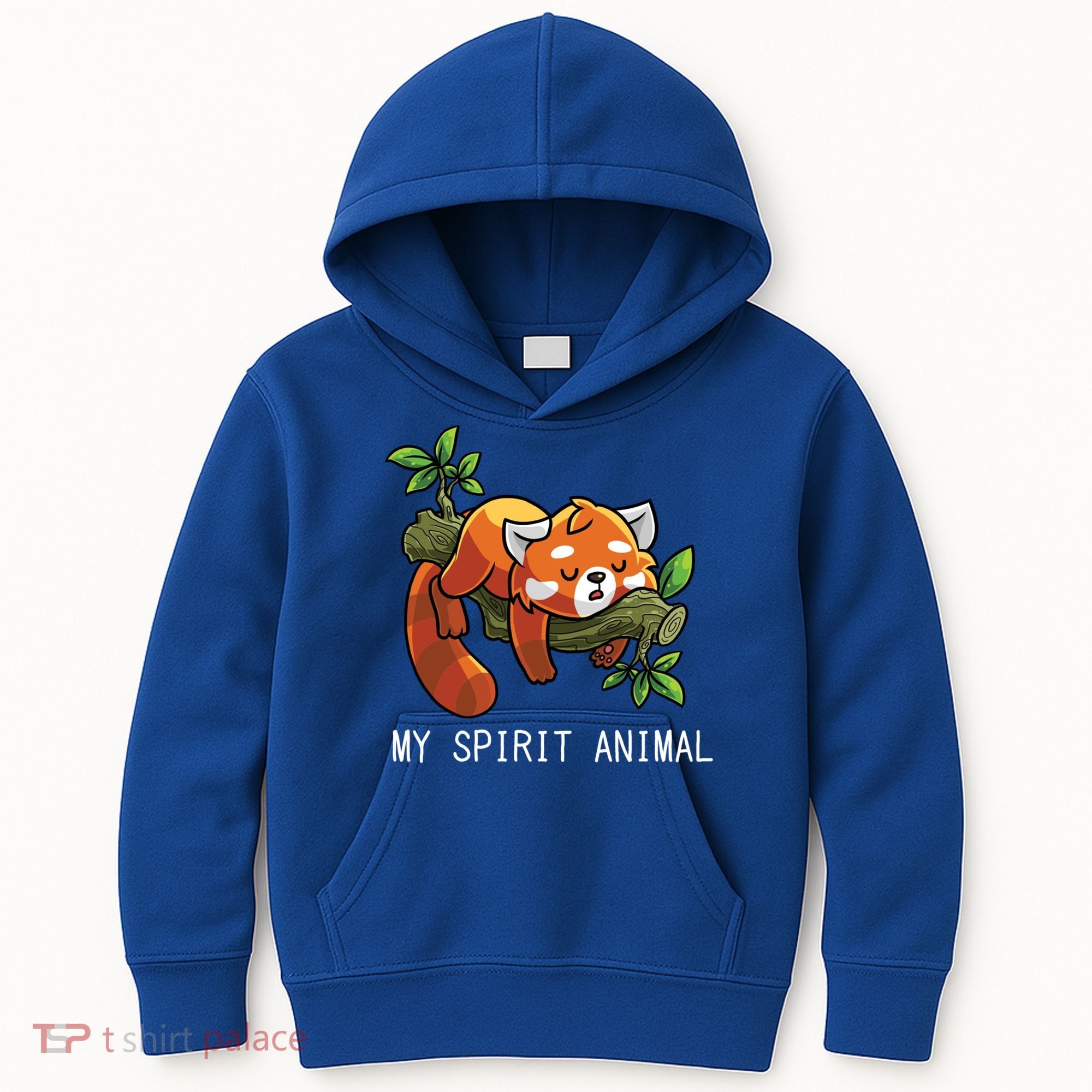 Red Panda Lazy Spirit Animal Gift Kids Hoodie