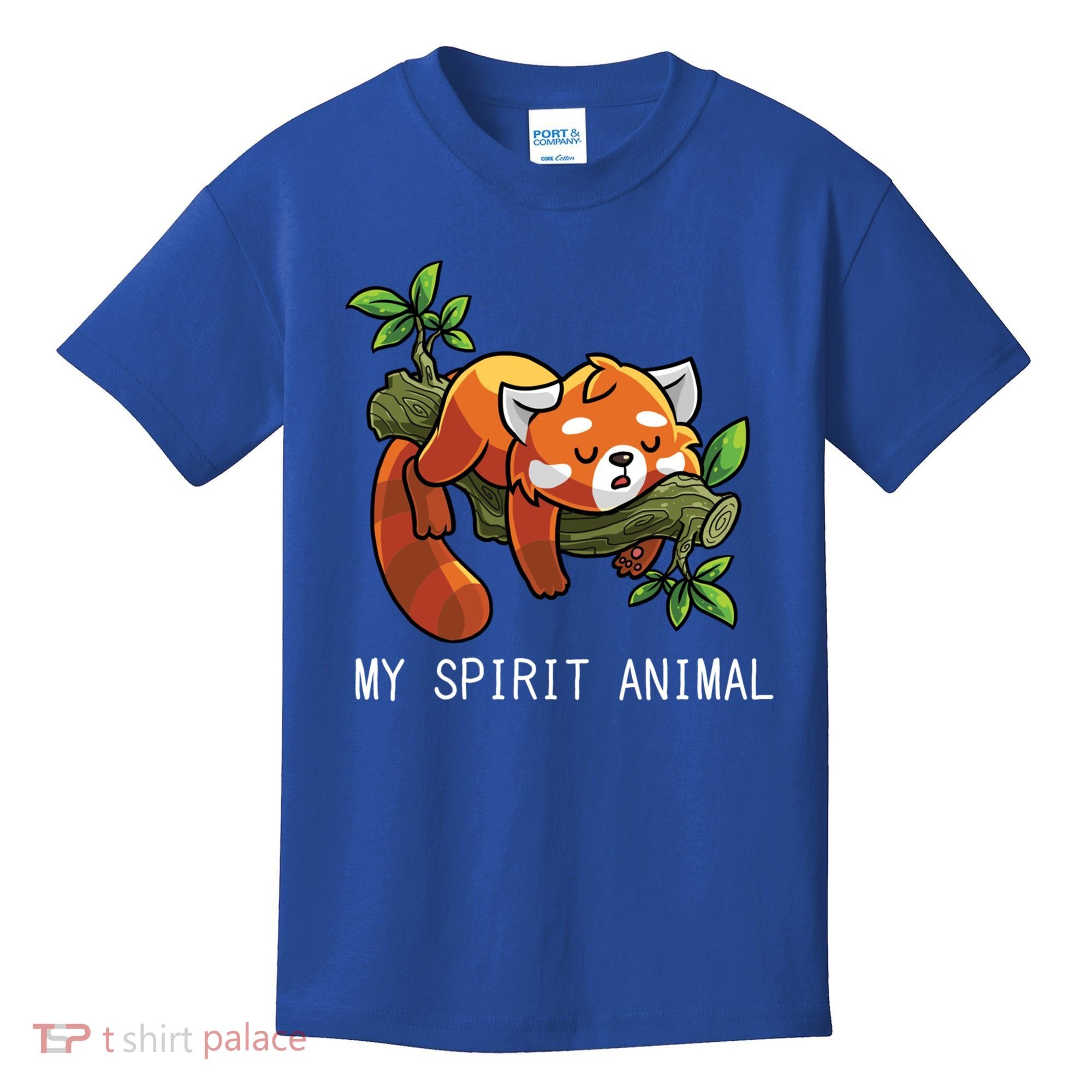 Red Panda Lazy Spirit Animal Gift Kids T-Shirt