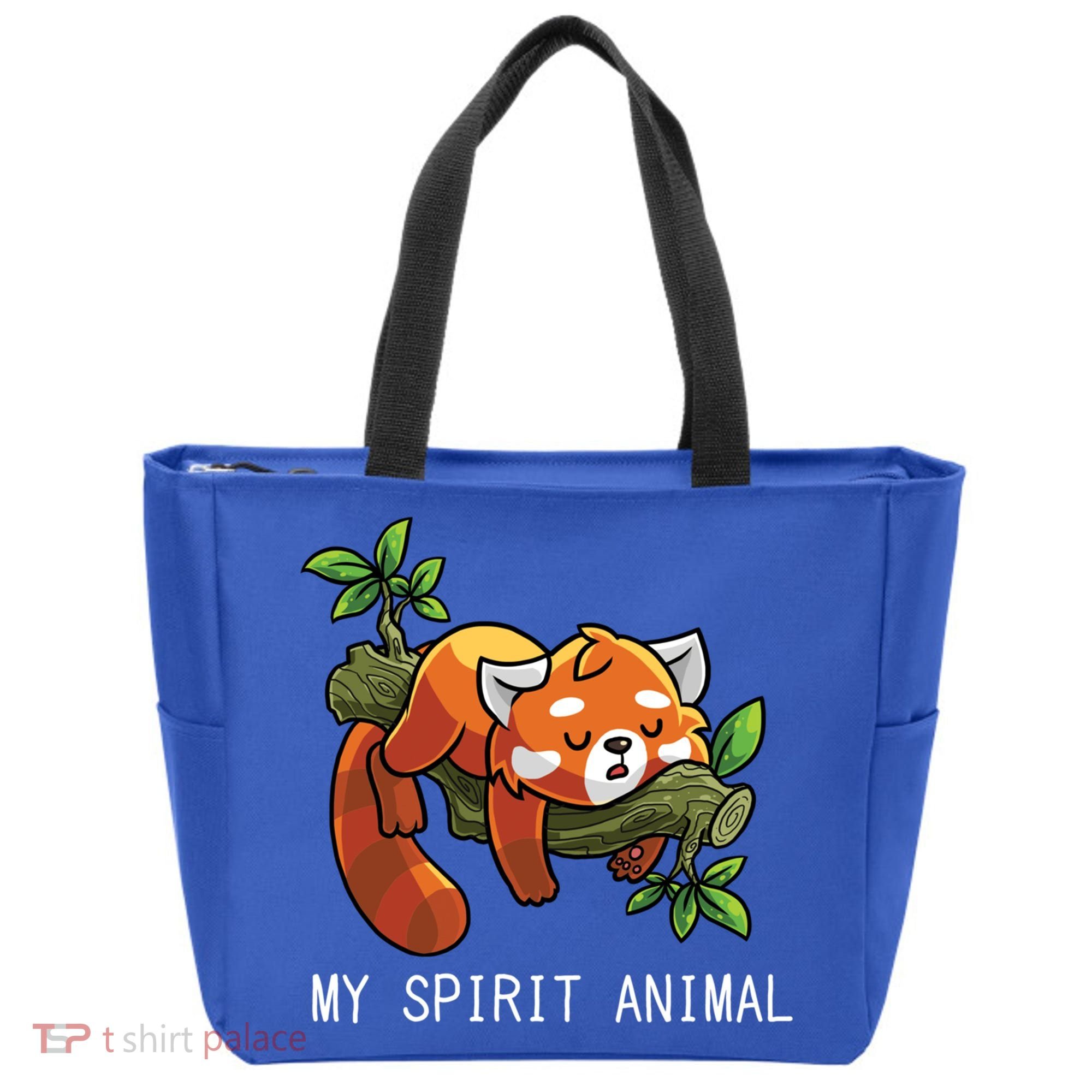 Red Panda Lazy Spirit Animal Gift Tote Bag