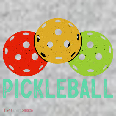 Retro Pickleball Logo The Baniff Cuffed Pom Beanie