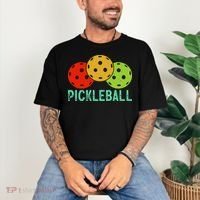 Retro Pickleball Logo Comfort Colors T-Shirt thumb 3