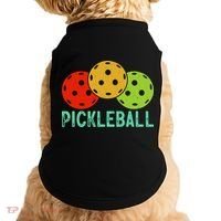 Retro Pickleball Logo Doggie Tank thumb 0