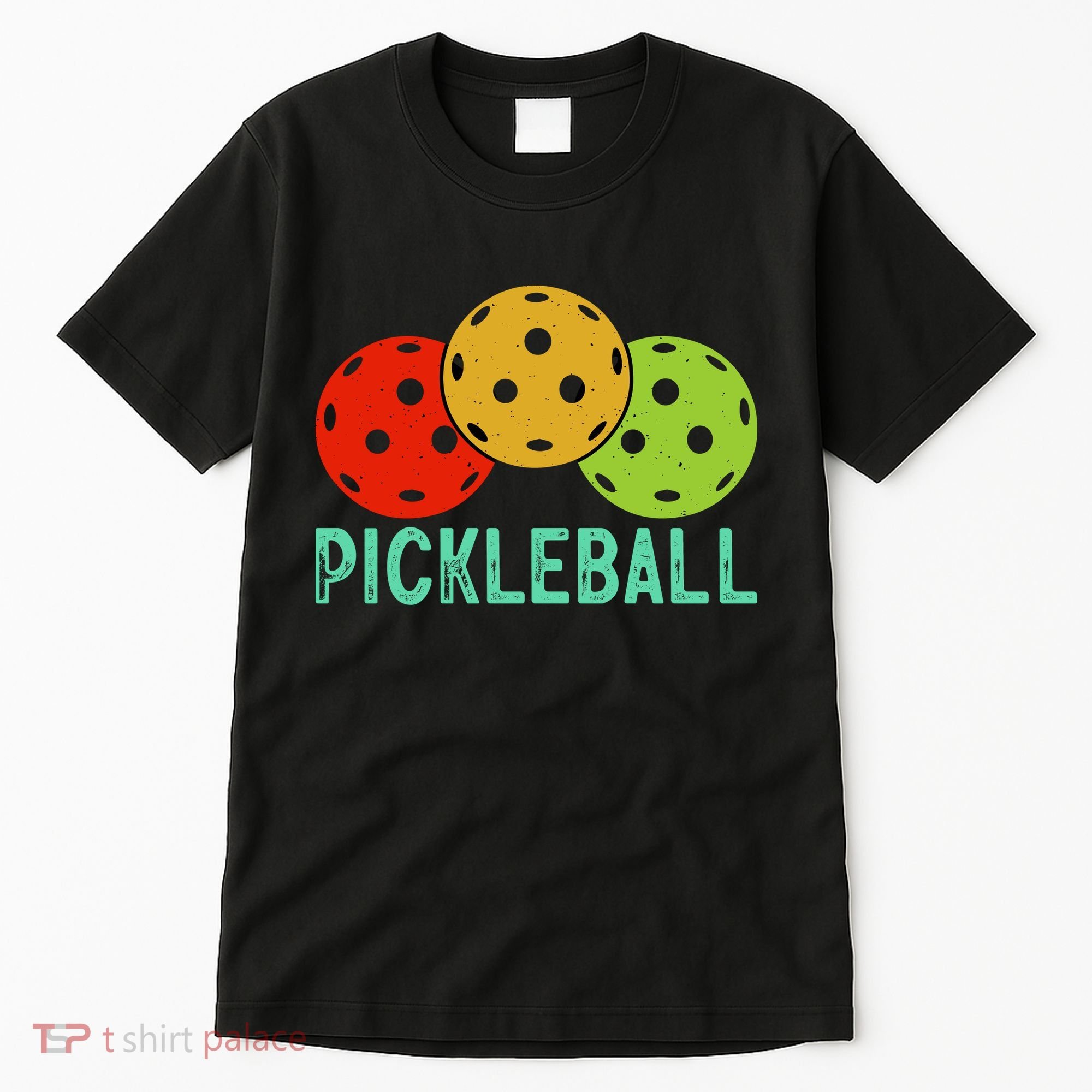 Retro Pickleball Logo Tall T-Shirt