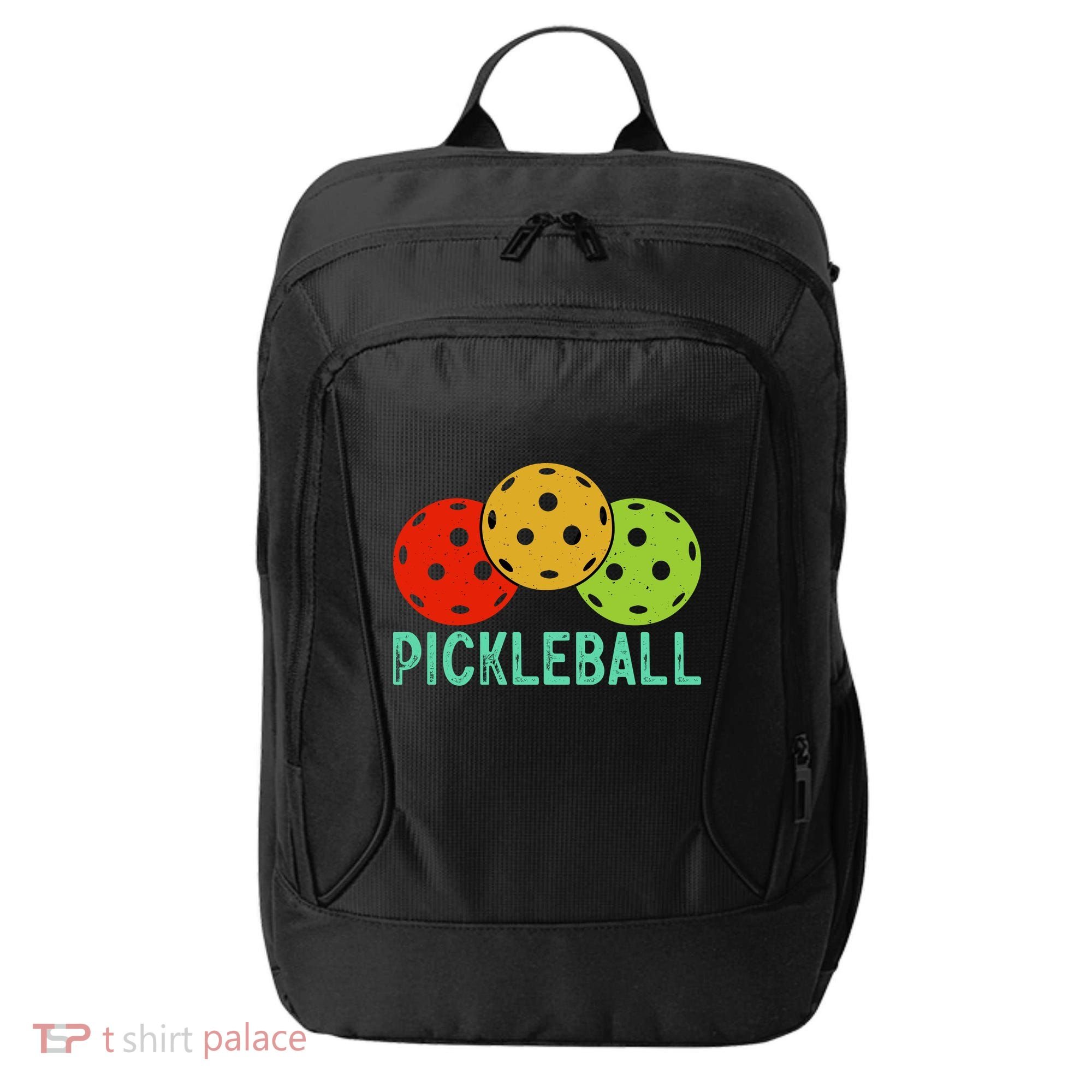 Retro Pickleball Logo City Backpack