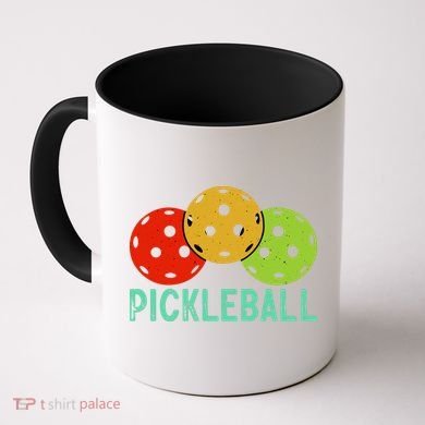 Retro Pickleball Logo Coffee Mug