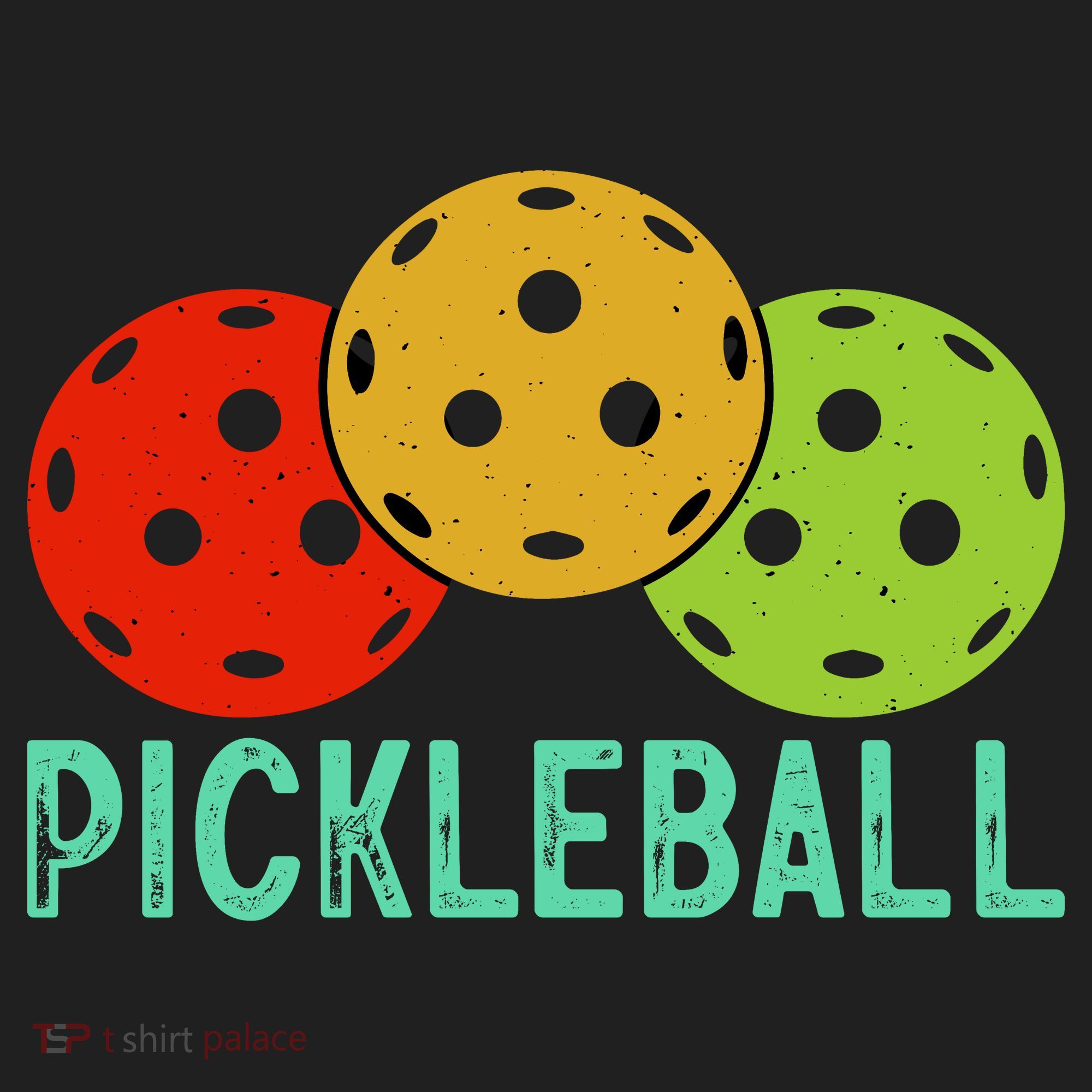 Retro Pickleball Logo Crop Fleece Hoodie