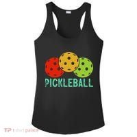 Retro Pickleball Logo Ladies PosiCharge Competitor Racerback Tank thumb 0