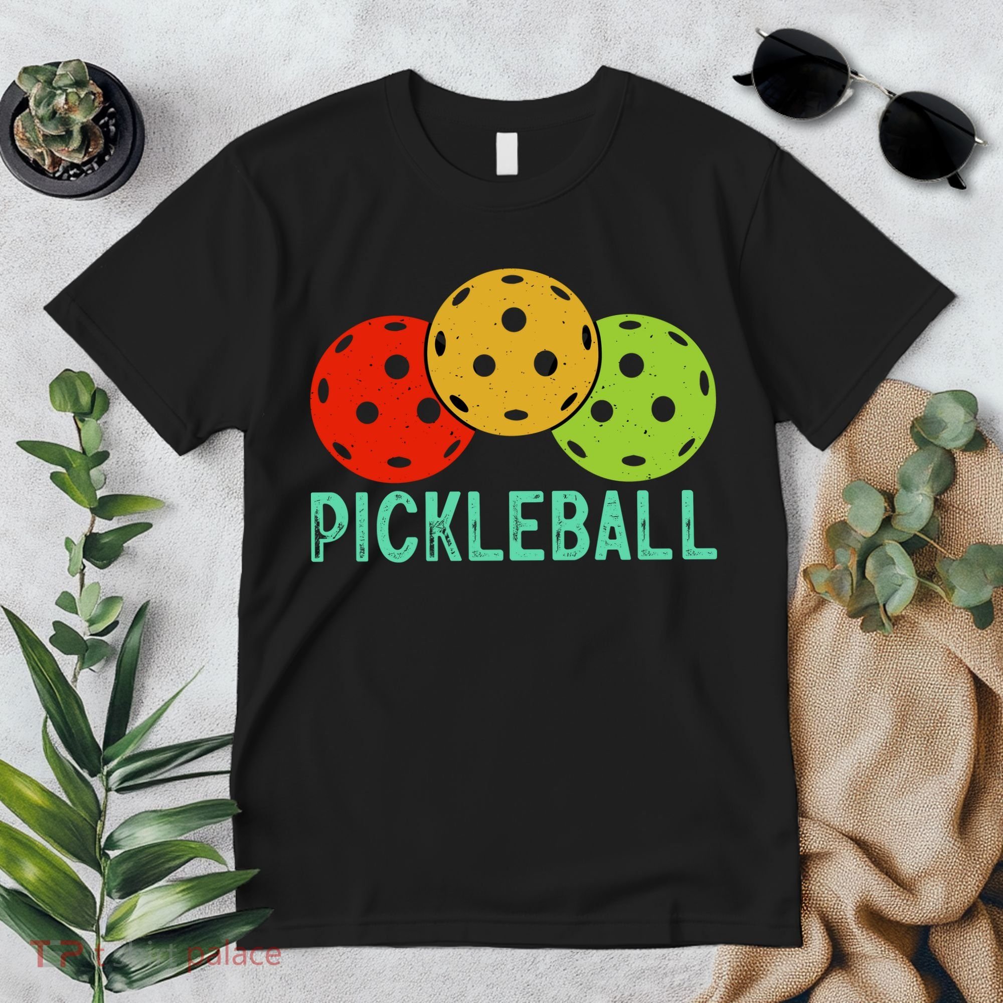 Retro Pickleball Logo Premium T-Shirt
