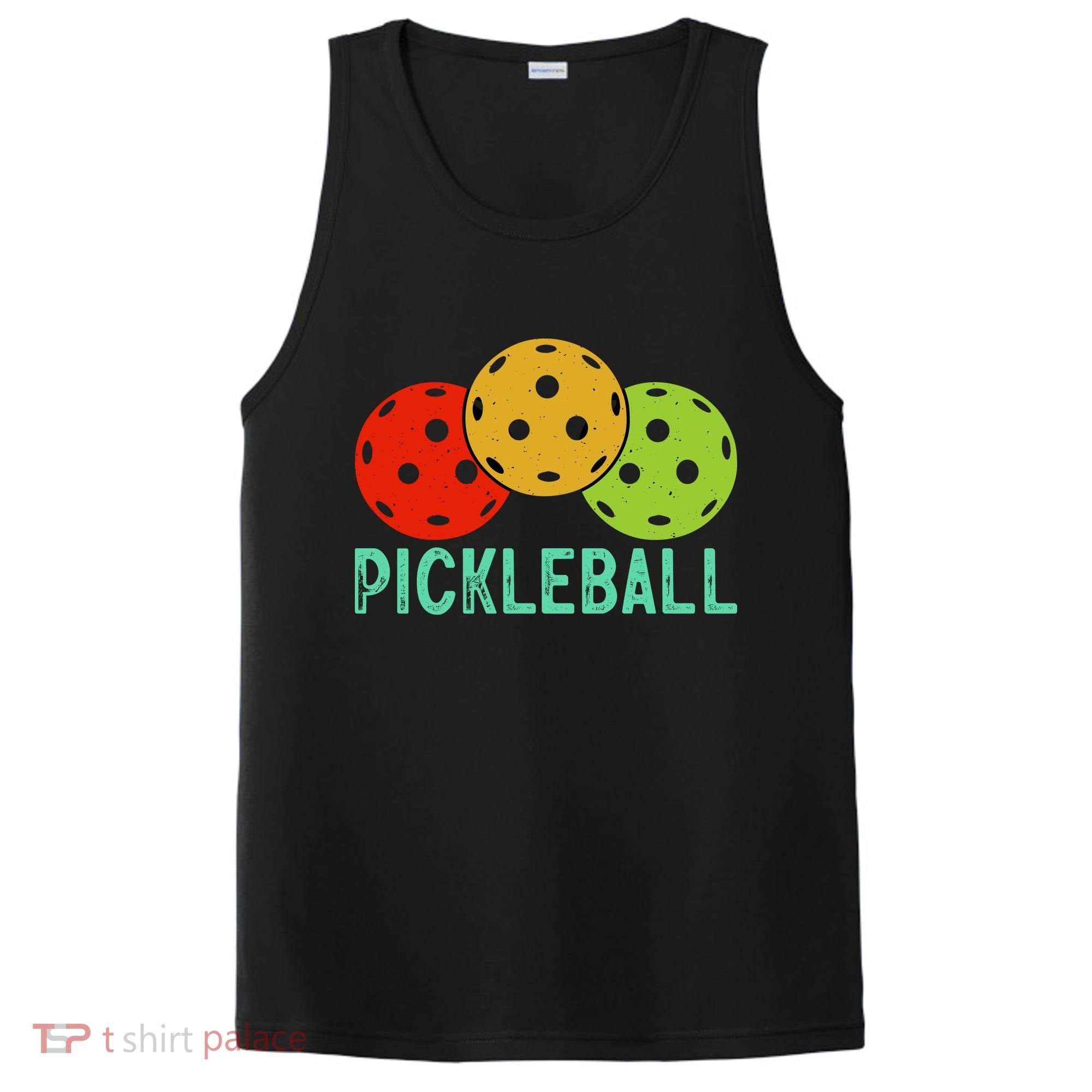 Retro Pickleball Logo PosiCharge Competitor Tank