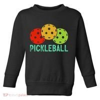 Retro Pickleball Logo Toddler Sweatshirt thumb 0