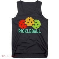 Retro Pickleball Logo Tank Top thumb 0