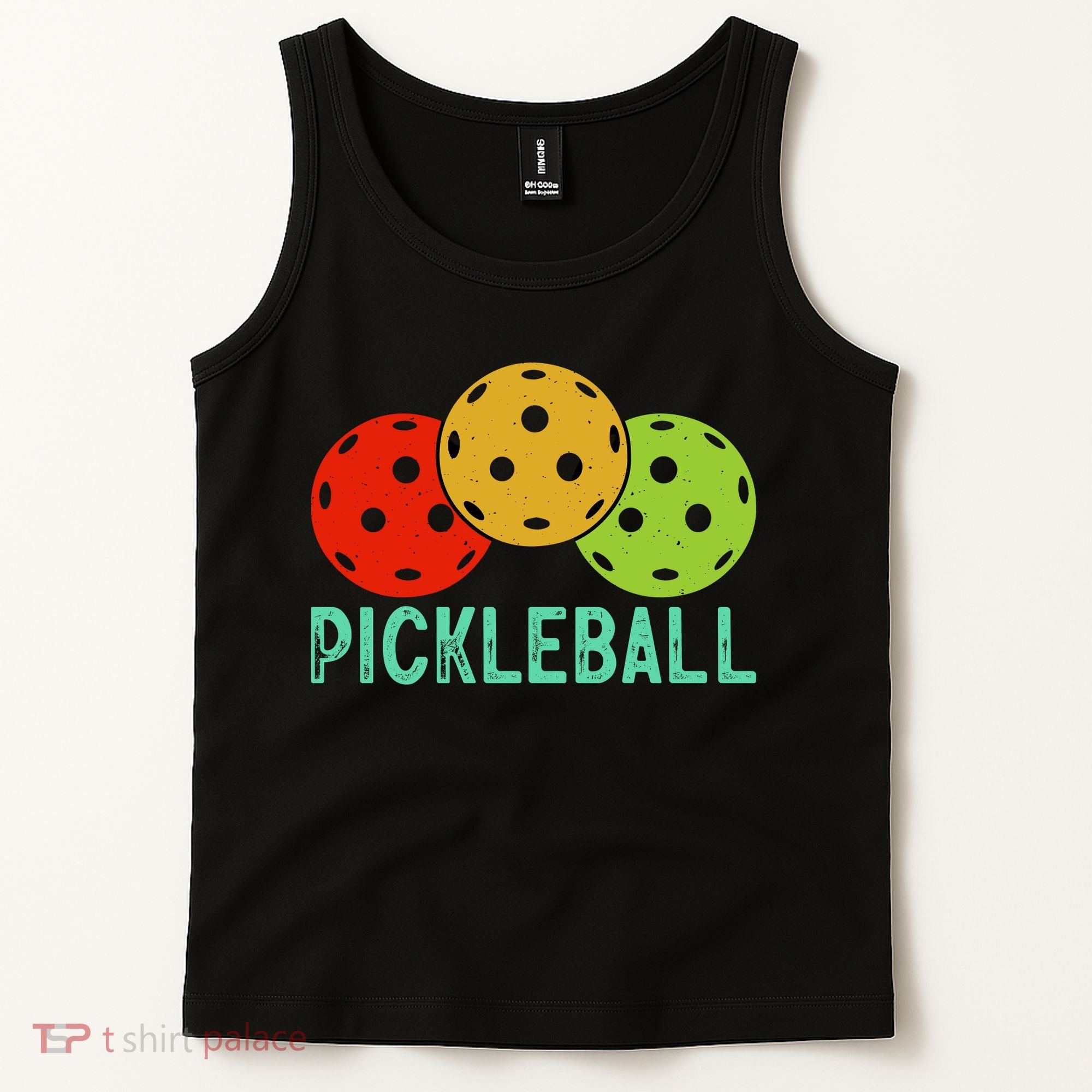 Retro Pickleball Logo Tank Top