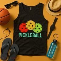 Retro Pickleball Logo Tank Top thumb 4