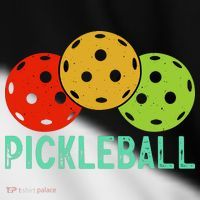 Retro Pickleball Logo Toddler Fine Jersey T-Shirt thumb 2