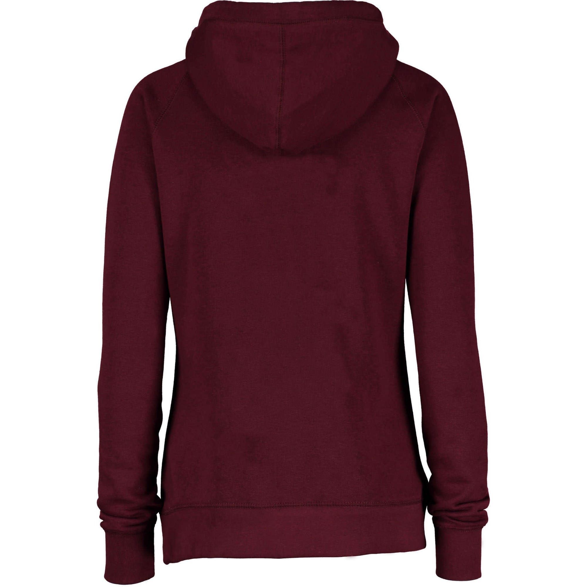 Retro Pickleball Logo Womens Funnel Neck Pullover Hood