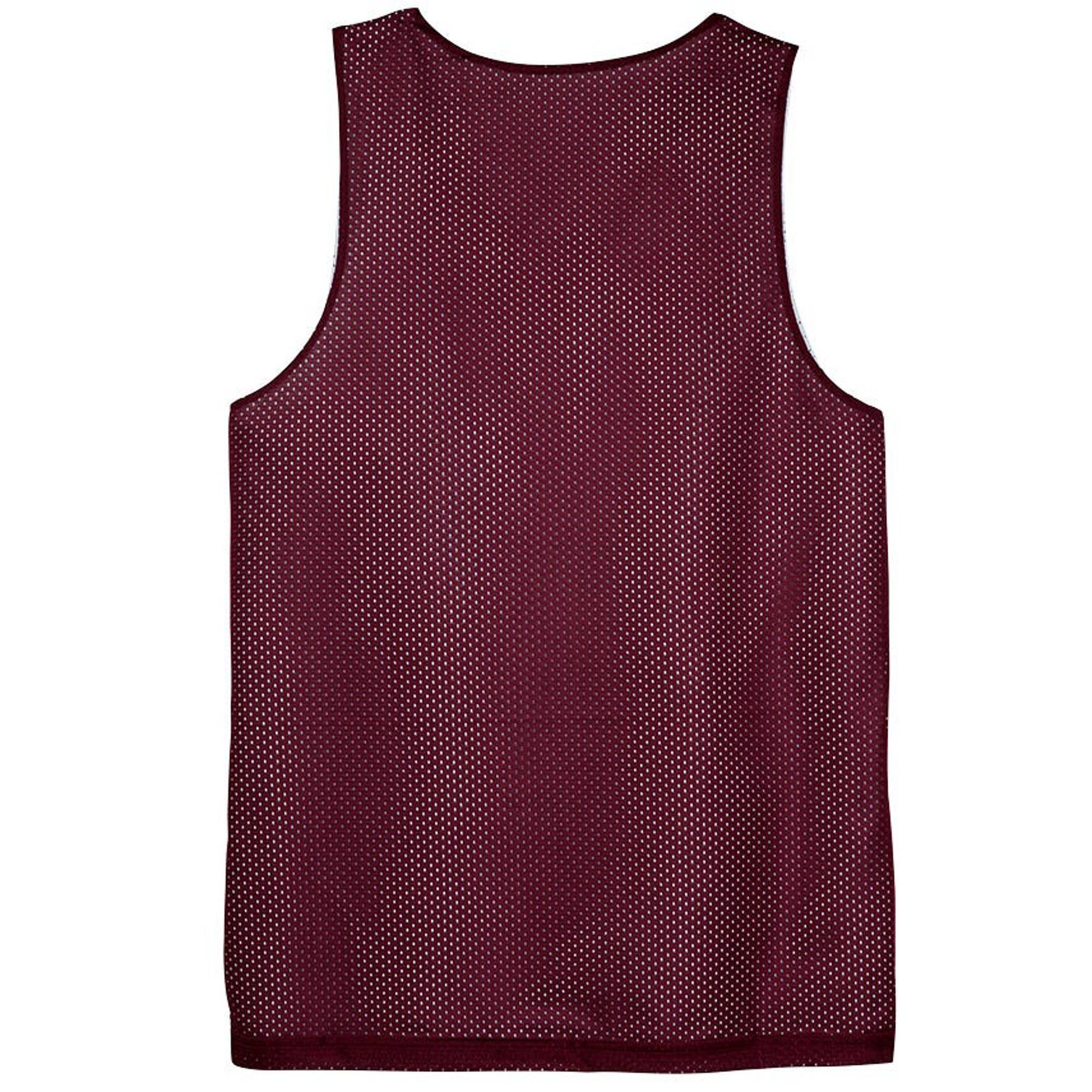 Retro Pickleball Logo Mesh Reversible Basketball Jersey Tank