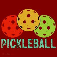 Retro Pickleball Logo Youth Performance Sprint T-Shirt thumb 2