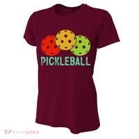 Retro Pickleball Logo Women's Cooling Performance Crew T-Shirt thumb 0