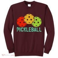 Retro Pickleball Logo Tall Sweatshirt thumb 0