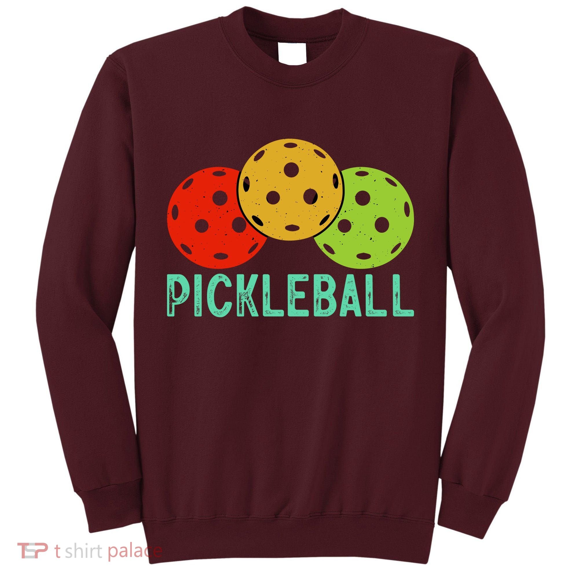 Retro Pickleball Logo Tall Sweatshirt