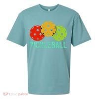 Retro Pickleball Logo Sueded Cloud Jersey T-Shirt thumb 0