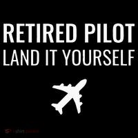 Retired Pilot Land It Yourself Ornament thumb 1