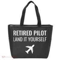 Retired Pilot Land It Yourself Tote Bag thumb 0